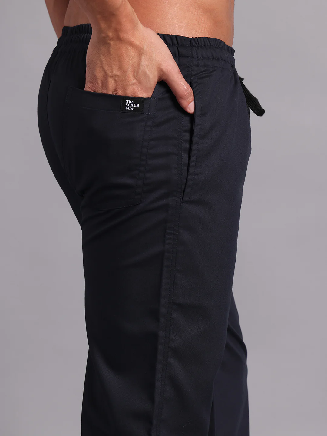 Move lite Men Ink blue (V Neck) Scrub Set - Image 7