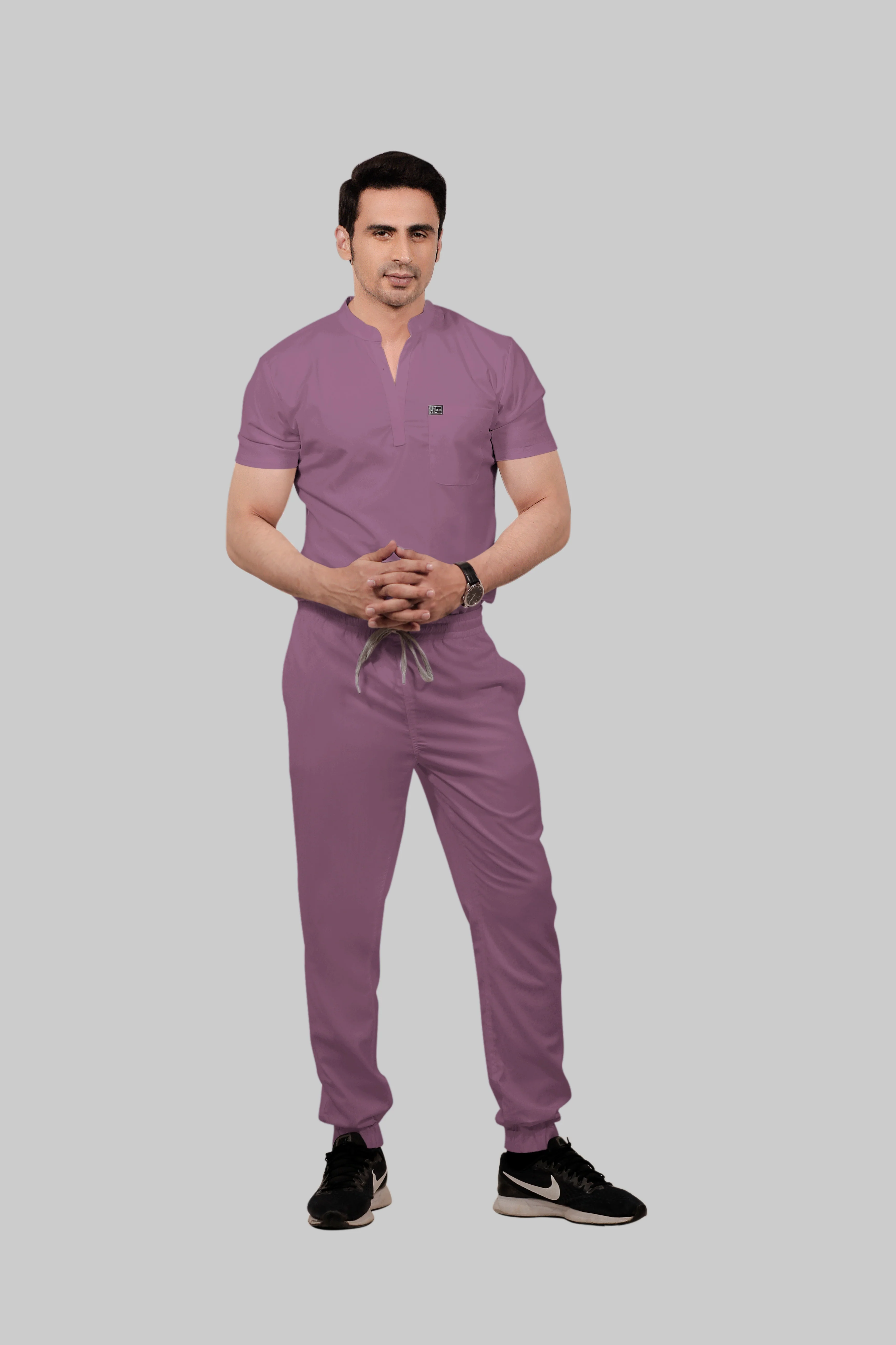 Stretchable (2Way) Men Lilac Jogger - Image 3