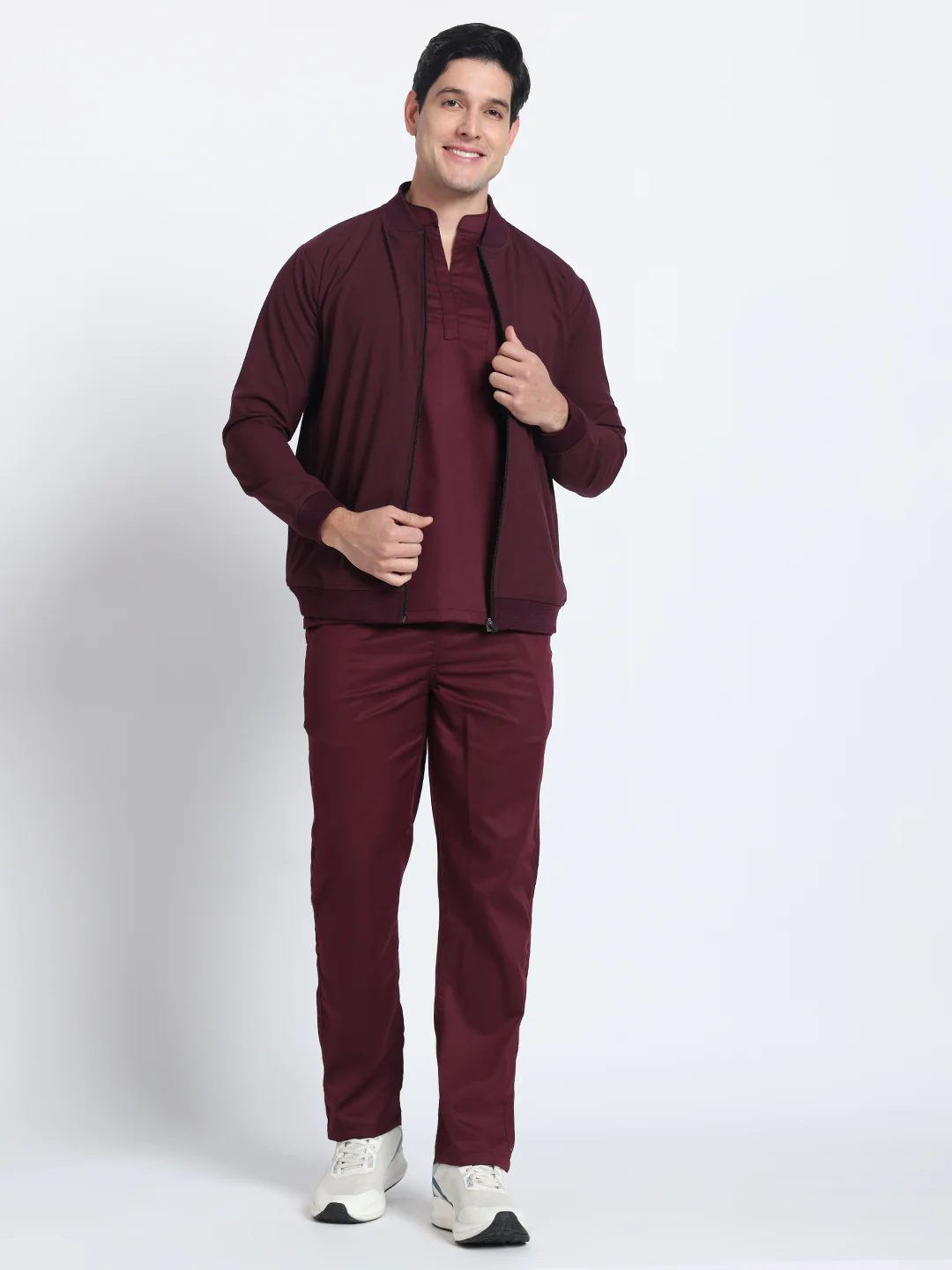 Burgundy Jacket Men - Image 4