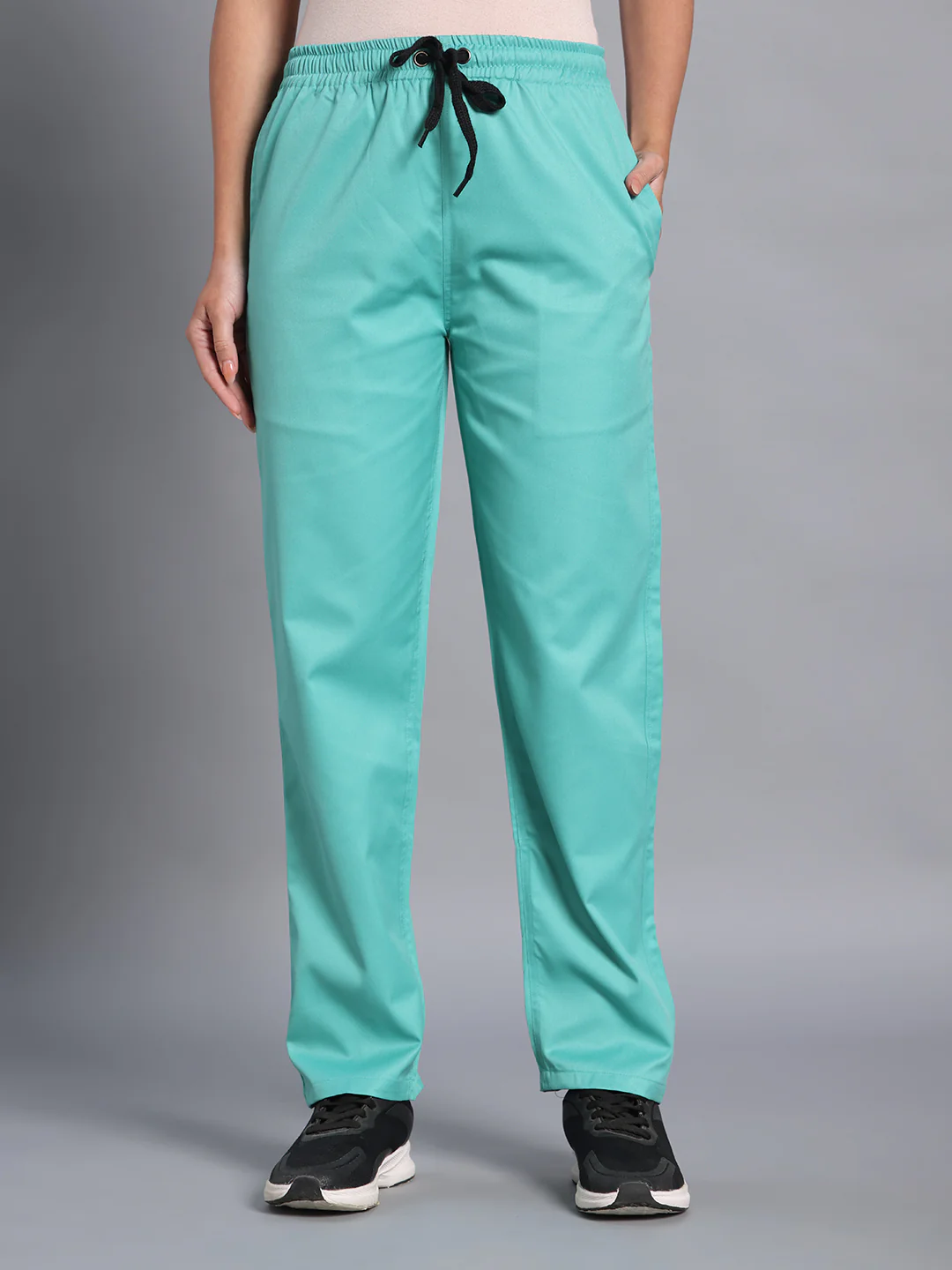Move Lite Women Mint Green (Core V Neck) Scrub Set - Image 7