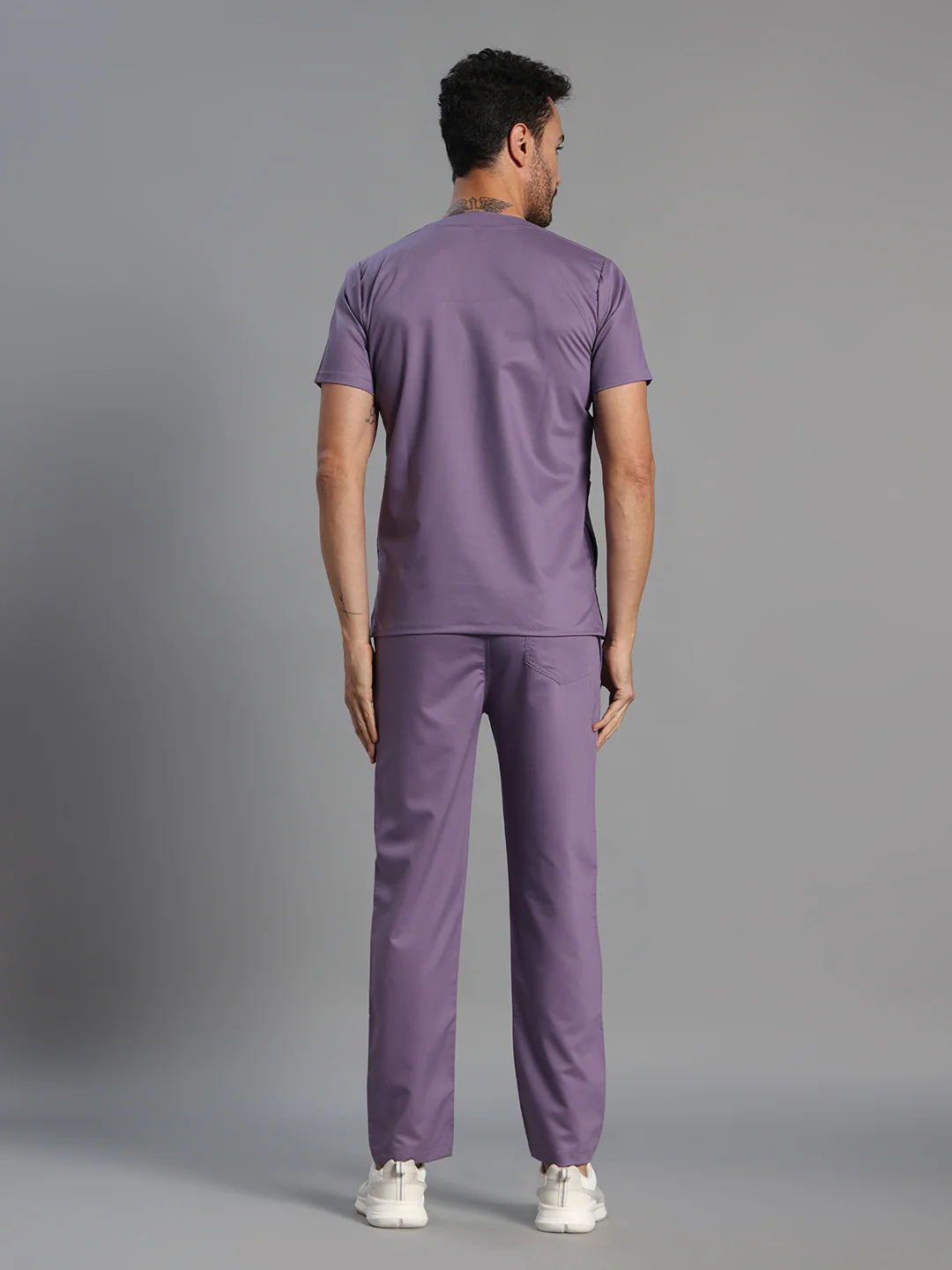 Move Lite Men Ube (Neo Notch Neck) Scrub Set - Image 5