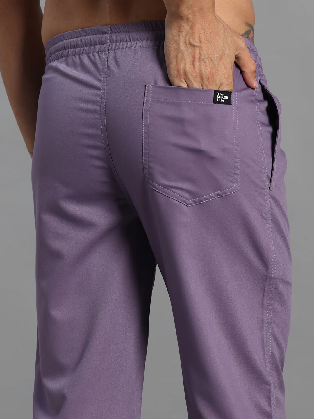 Move Lite Men Ube (Polo Neck) Scrub Set - Image 8
