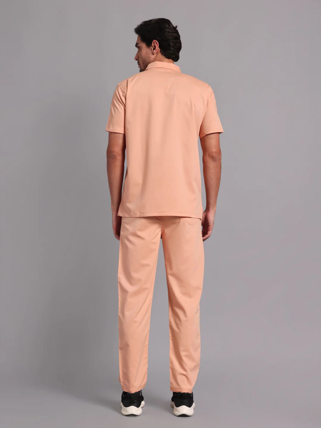 Move Lite Men Coral Mist (Polo Neck) Scrub Set - Image 8