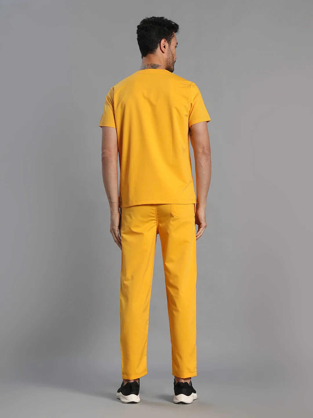 Move Lite Men Marigold (V Neck) Scrub Set - Image 7