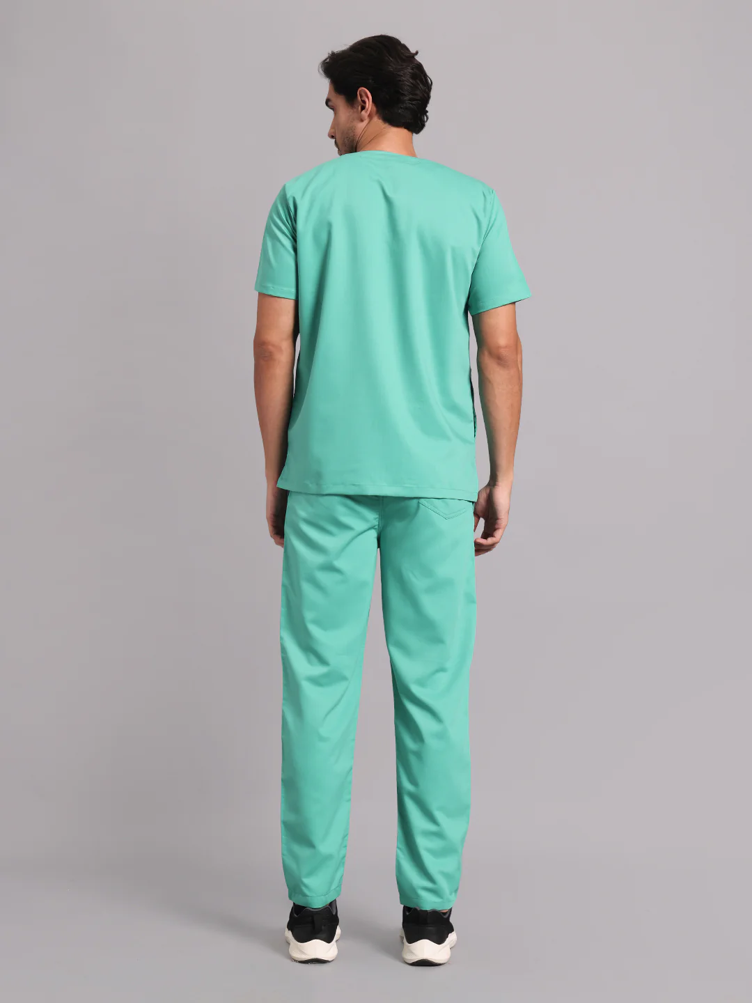 Move Lite Men Mint Green (Neo Notch Neck) Scrub Set - Image 8