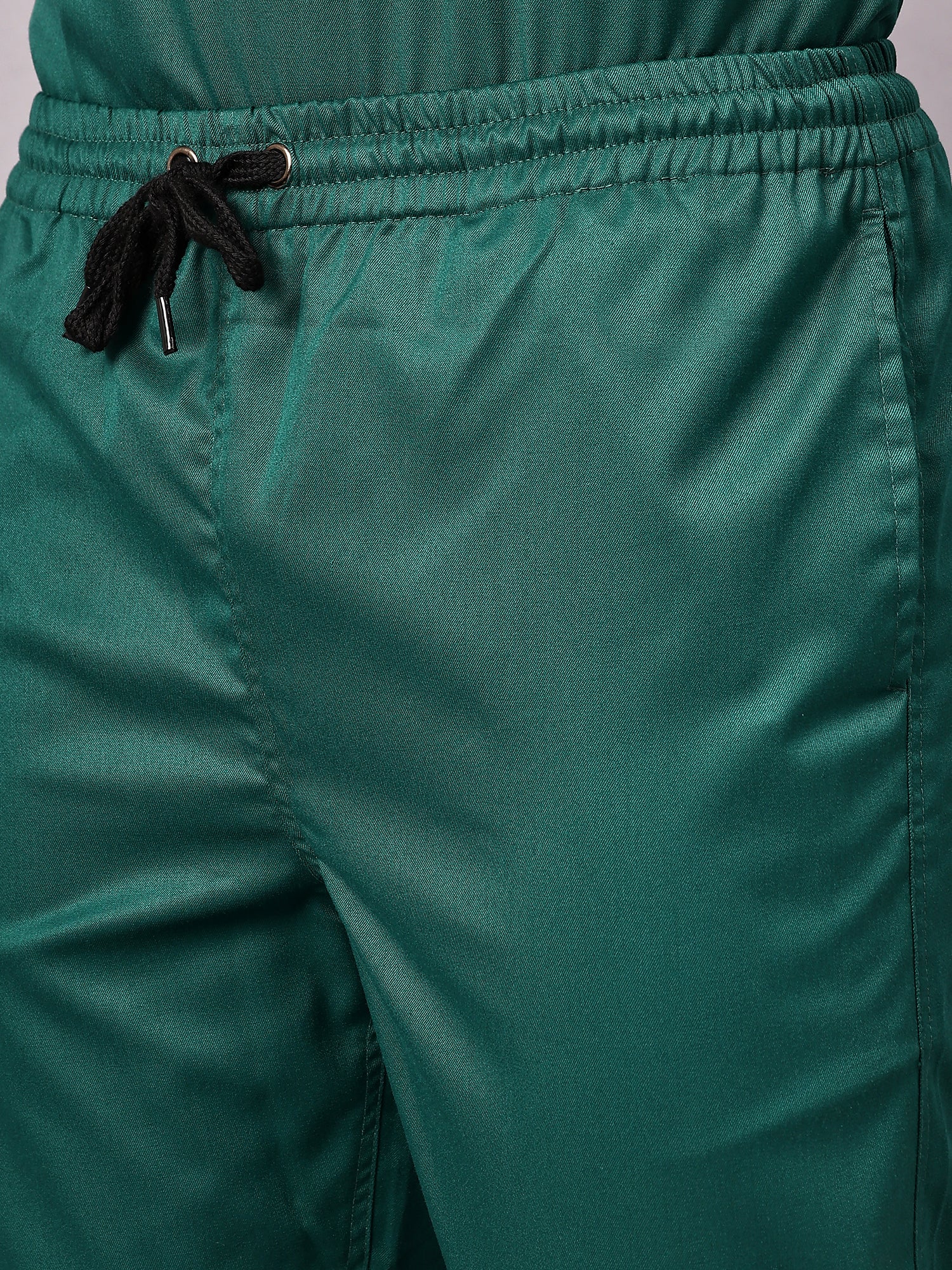 Stretchable (2Way) Men Hunter Green Jogger - Image 2