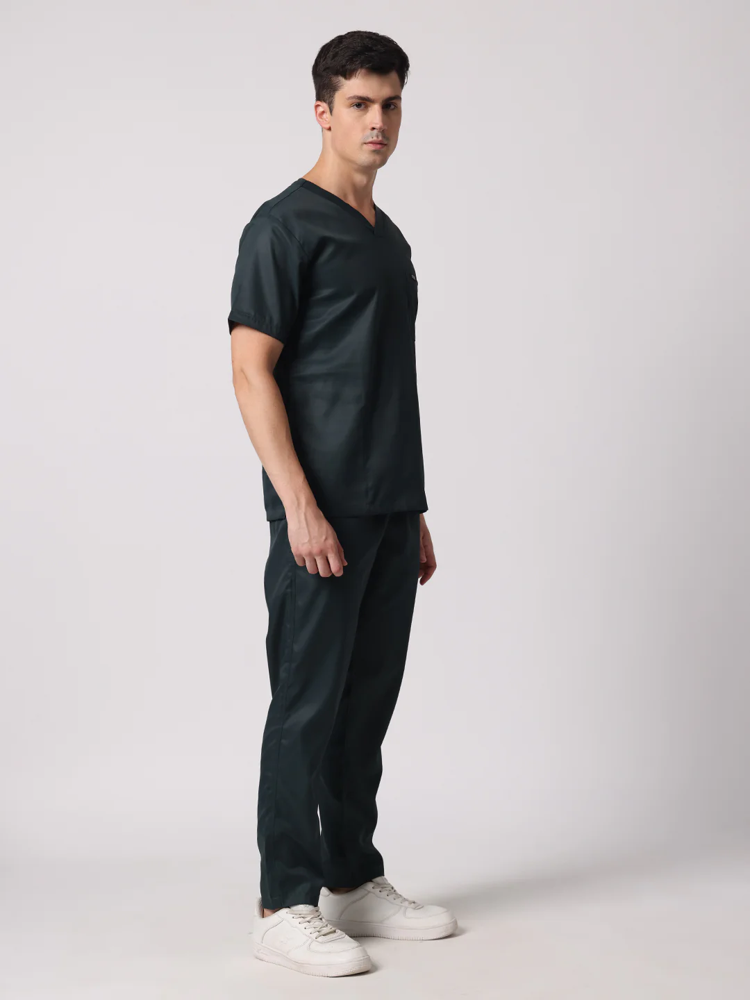 Men Evo Scrub (Dark Green) Set - Image 3