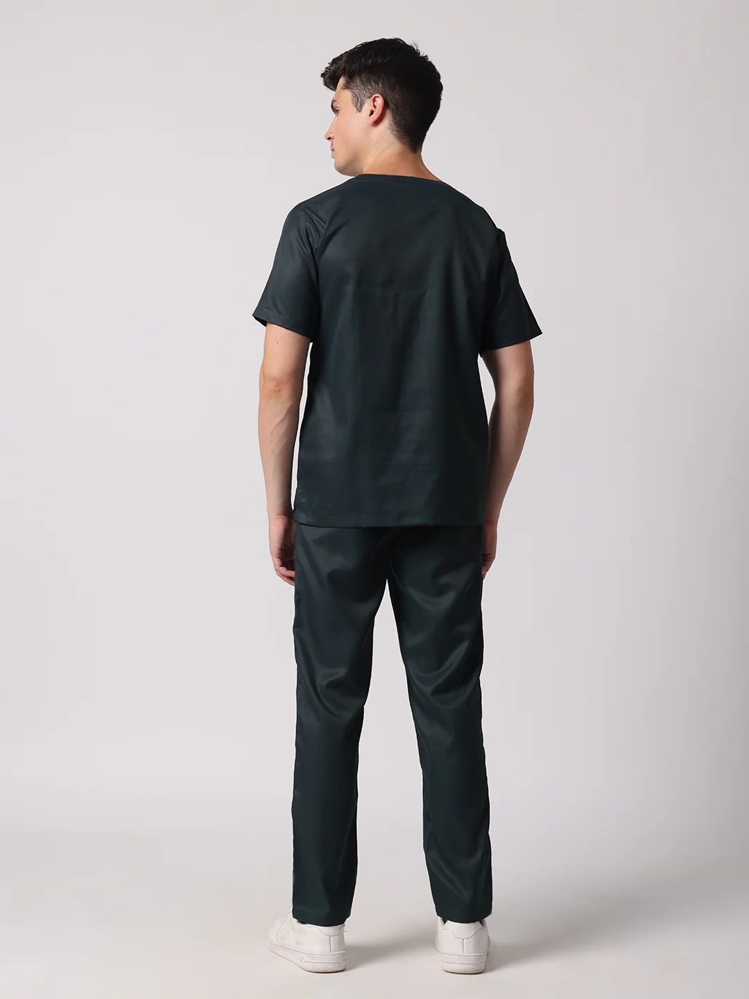 Men Evo Scrub (Dark Green) Set - Image 4