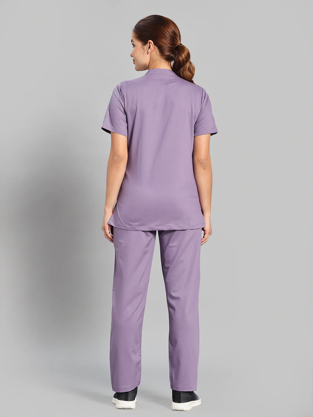 Move Lite Women Ube (Star V Neck) Scrub Set - Image 4