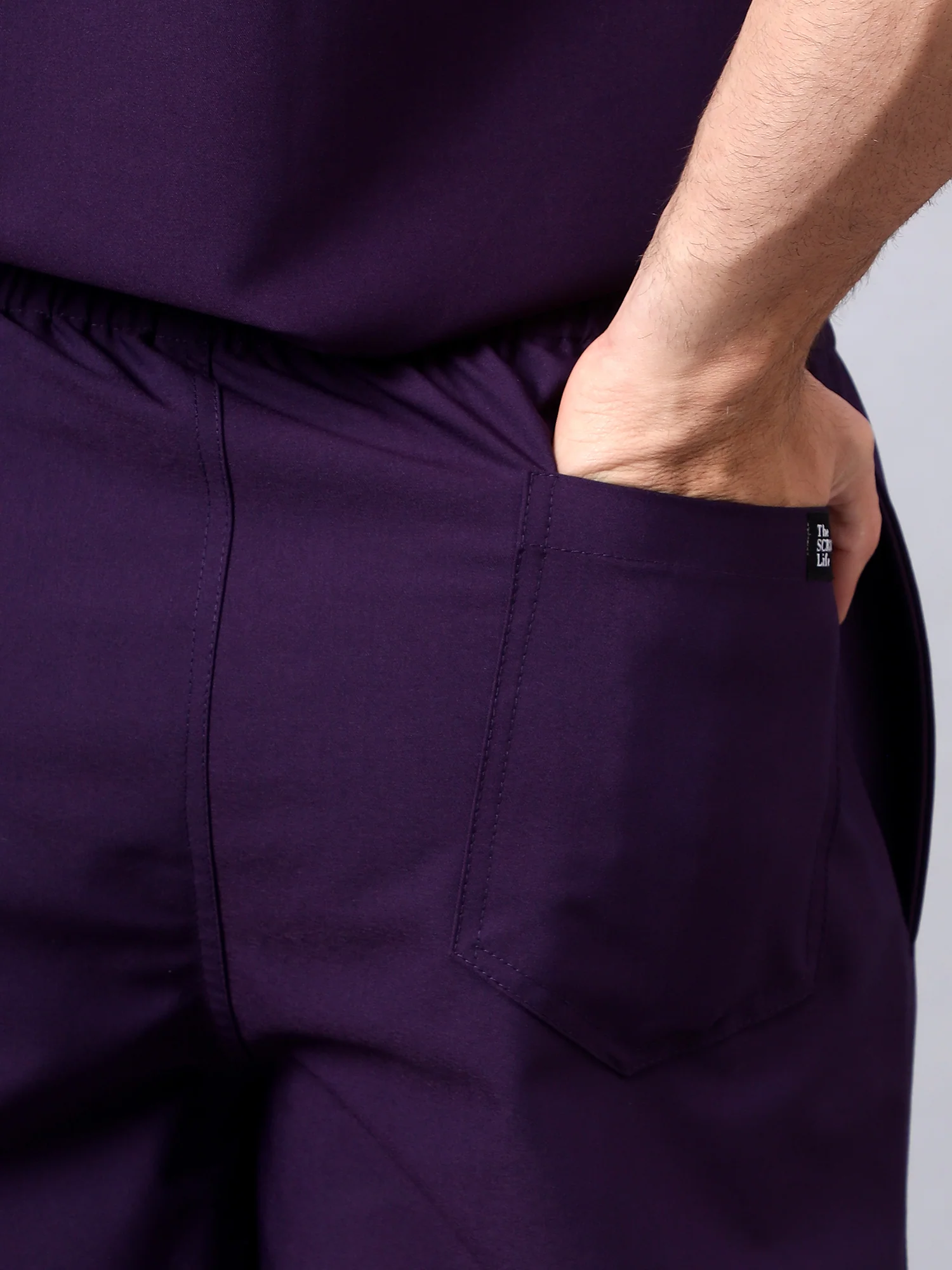 Stretchable (4Way) Men Violet Jogger - Image 3