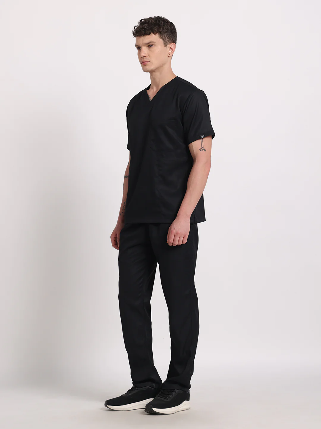 Men Evo Scrub (Black) Set - Image 7