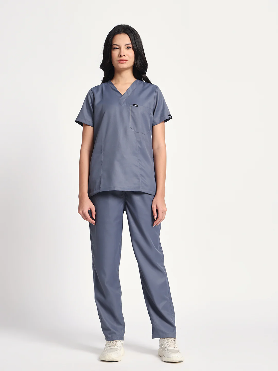 Women Evo Scrub (Slate Grey) Set - Image 2